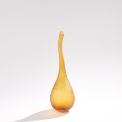 Global Views Curvature Bottle - Amber - Short Global Views Curvature Bottle - Amber - Short