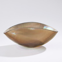 Global Views Pleated Bowl - Sandy - Lg Global Views Pleated Bowl - Sandy - Lg
