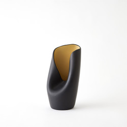 Studio A Avian Vase - Black - Gold - Sm Studio A Avian Vase - Black - Gold - Sm