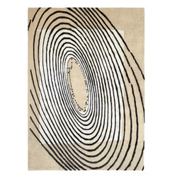 Studio A Concentric Circles Rug - Fawn - 9 x 12 Studio A Concentric Circles Rug - Fawn - 9 x 12