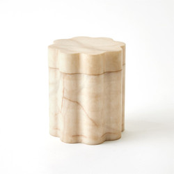 Studio A Cumulus Alabaster Tall Box - Cream - Lg Studio A Cumulus Alabaster Tall Box - Cream - Lg