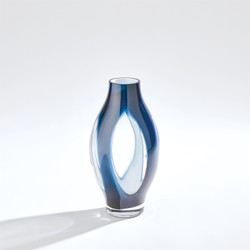 Studio A Fly Through Vase - Night Blue - Sm Studio A Fly Through Vase - Night Blue - Sm