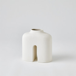 Studio A Guardian Vase - White - Cream - Sm Studio A Guardian Vase - White - Cream - Sm