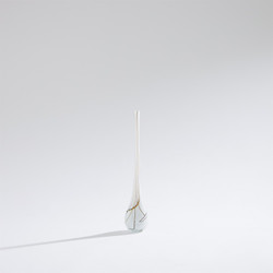 Studio A Pollock Bulb Vase - White - Sm Studio A Pollock Bulb Vase - White - Sm
