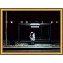 Wendover Astronaut Waiting for a Bus
