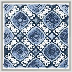 Wendover Navy Paisley Pattern 2