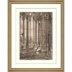 Wendover Notre Dame Etching Wendover Notre Dame Etching