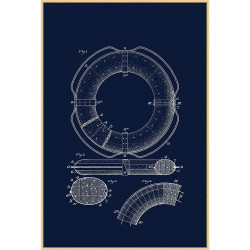 Wendover Navy Nautical Diagram 4
