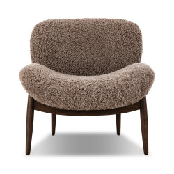 Four Hands Celine Chair - Taupe Shearling