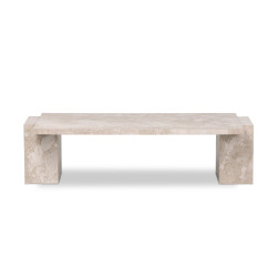 Four Hands Romano Coffee Table - Lunar Marble