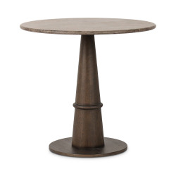 Four Hands Goetz Bistro Table - Warm Grey Marble
