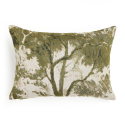 Four Hands Toile Pillow - Cover Only - Toile Moss 20" X 14"