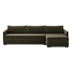 Four Hands Wickham 2-Piece Sleeper Sectional - Right Chaise - Surrey Olive