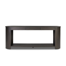 Four Hands Farrow Console Table - Smoked Black