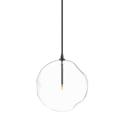 Four Hands Glass Globe 300 Pendant - Black Gunmetal