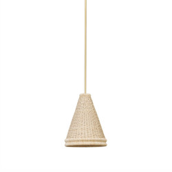 Four Hands Riata Large Pendant - Light Raffia