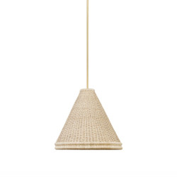 Four Hands Riata Small Pendant - Light Raffia