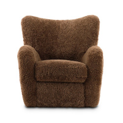 Four Hands Amelie Chair - Amber Shearling