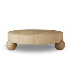 Four Hands Raul Coffee Table 54" - American White Oak Veneer