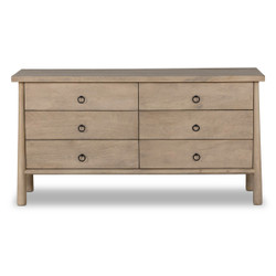 Four Hands Freddie 6 Drawer Dresser - Caramel Mango