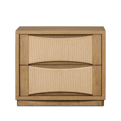 Four Hands Wilmina Nightstand - Natural Paper Cord