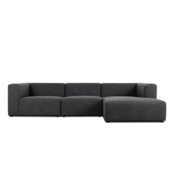 Four Hands Lawndale 3PC RAF Sectional - Saxon Charcoal
