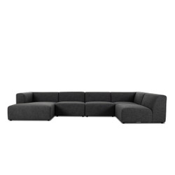 Four Hands Lawndale 5PC Sectional W/ LAFC - Saxon Charcoal