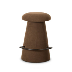 Four Hands Cannes Swivel Stool - Crypton Nomad Mushroom - Counter