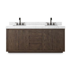 Four Hands Everett Double Vanity - Satin Espresso Oak