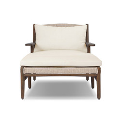 Four Hands Herrin Outdoor Chaise - Stained Saddle Brown