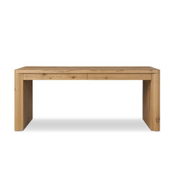 Four Hands Novella Writing Desk - Natural Oak Veneer Thick Random