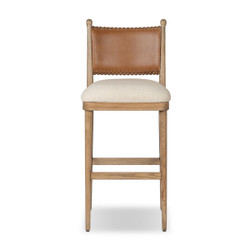 Amber Lewis x Four Hands Bella Bar Stool - Antwerp Natural