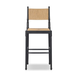 Amber Lewis x Four Hands Fayth Bar Stool - Stained Black Ash