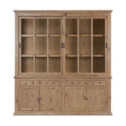 Amber Lewis x Four Hands Harding Cabinet - Weathered Oak