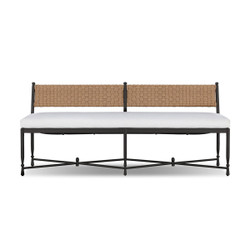 Amber Lewis x Four Hands Breton Outdoor Bench - Alessi Linen