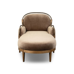 Amber Lewis x Four Hands Demi Chaise - Altair Mushroom