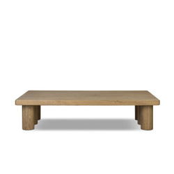 Amber Lewis x Four Hands Carrigan Coffee Table - Aged Natural Oak