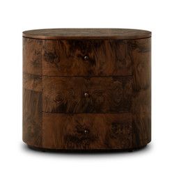 Amber Lewis x Four Hands Raisa Nightstand - Walnut Burl