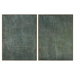 John Richard Debra Ferrari's Zion No. 1-2 Diptych - Large