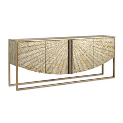 John Richard Florentine Four-Door Credenza