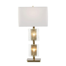 John Richard Gemelle Table Lamp - Brass