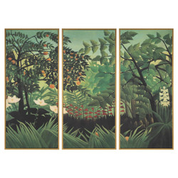 John Richard Henri Rosseau's Outlook - Set of 3