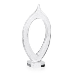 John Richard Loop Sculpture - Large Clear