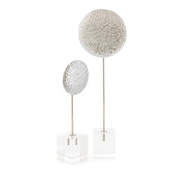 John Richard Natalia Sculptures on Crystal - Set of 2
