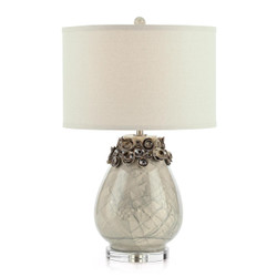 John Richard Porcelain Blooms Table Lamp