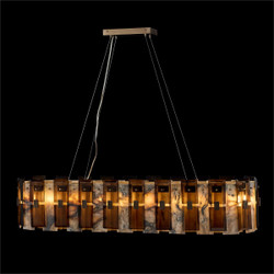 John Richard Tamboril Twenty-Two-Light Horizontal Chandelier