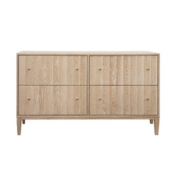 Worlds Away Angus Chest - Cerused Oak