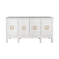 Worlds Away Effie Buffet - White