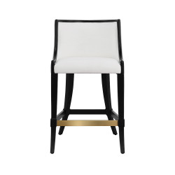 Worlds Away Keaton Counter Stool - Black