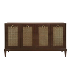 Worlds Away Marcella Buffet - Brown Lacquer